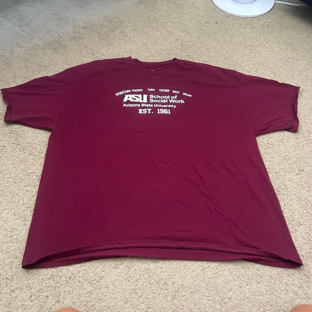 Vintage Arizona‎ State University burgundy tee Size 3XL